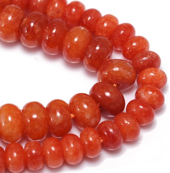 Natural round gemstone beads, 4x6mm golden sunstone loose beads, abacus spacer beads, suitable for bracelet and necklace jewelry making, 15 inches.